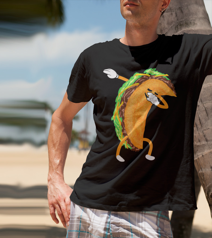 Dabbing Taco Cute Taco Cinco De Mayo Fun T-Shirt