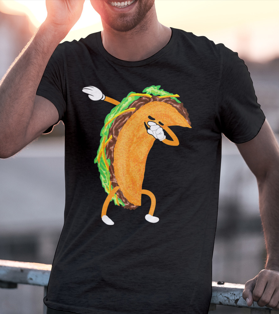 Dabbing Taco Cute Taco Cinco De Mayo Fun T-Shirt