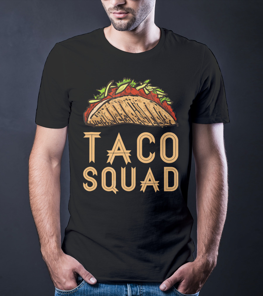 Taco Squad Viva Mexico Funny Taco T-Shirt