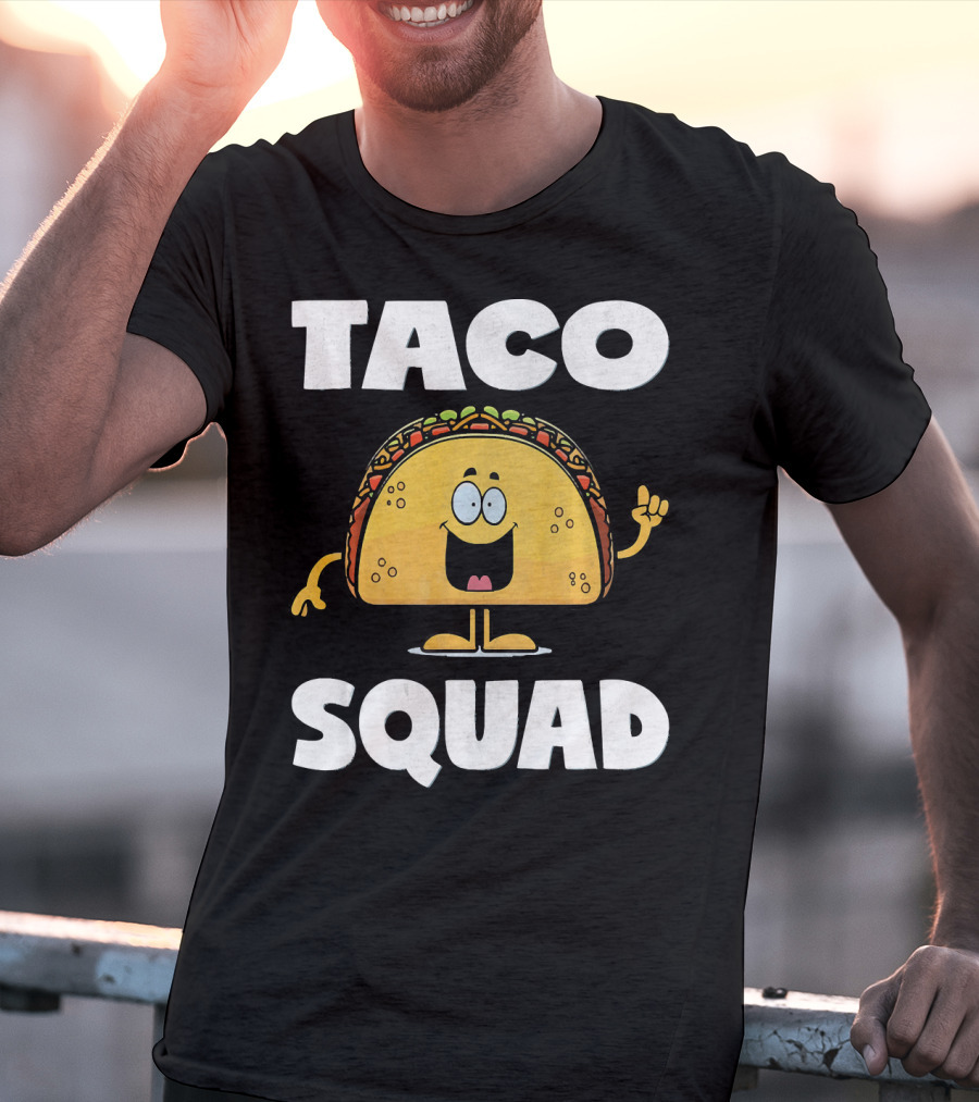 Taco Squad Vintage Funny Tacos Party T-Shirt