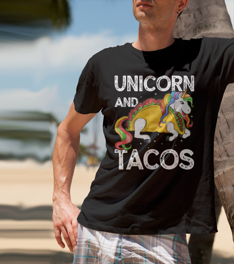 Unicorn And Tacos Rainbow Taco Squad T-Shirt