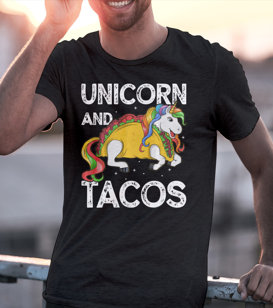 Unicorn And Tacos Rainbow Taco Squad T-Shirt