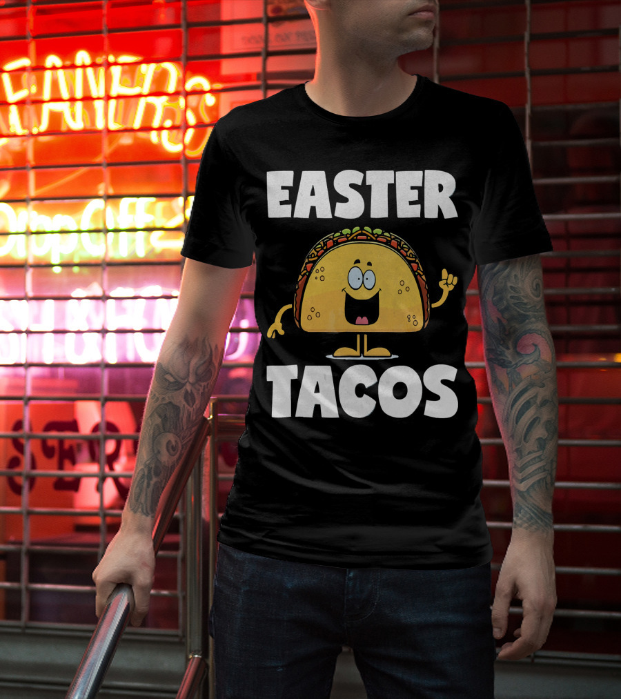Easter Tacos Vintage Funny Easter T-Shirt