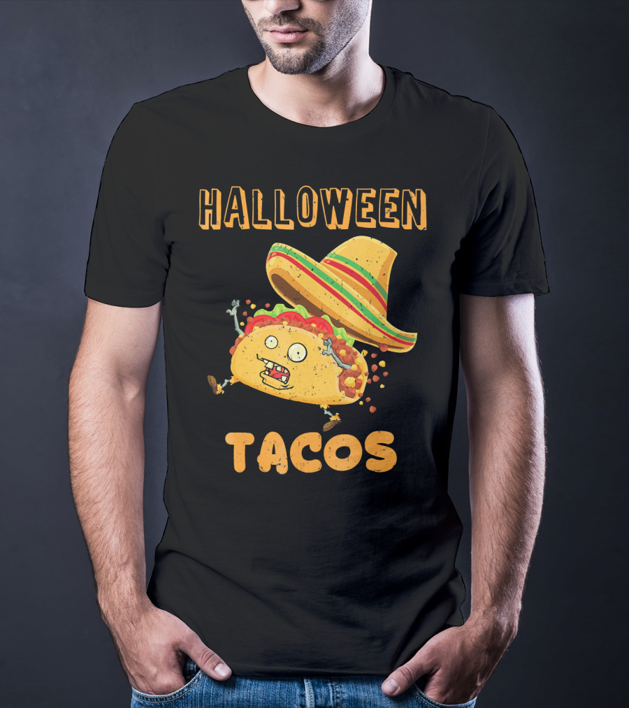 Halloween Tacos Zombie Costume T-Shirt