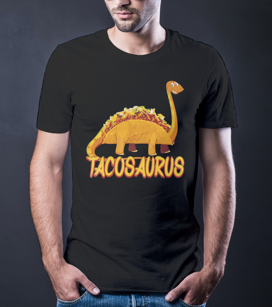 Taco Saurus Funny Mexican Food Dinosaur Taco T-Shirt