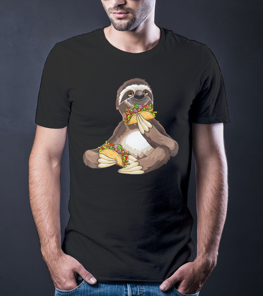 Sloth Eating Tacos For Sloth T-Shirt