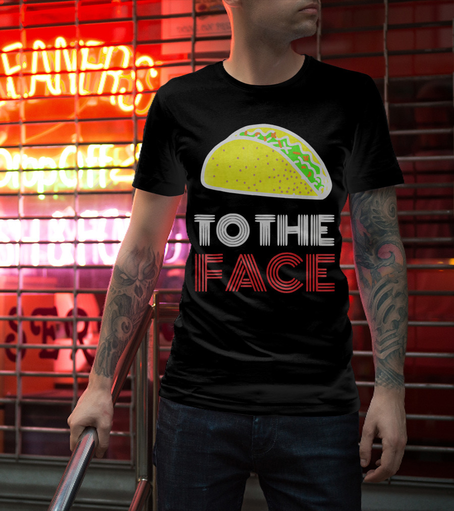 Vintage Taco To The Face Tuesday T-Shirt