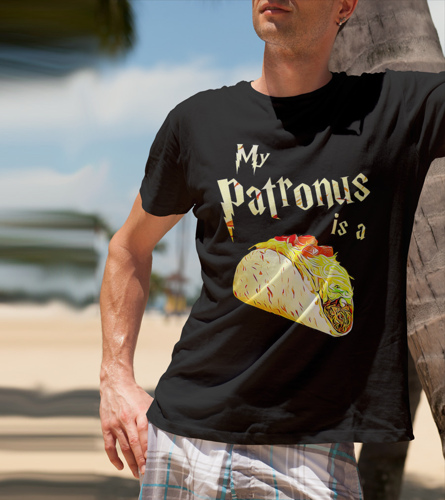 My Patronus Is A Taco Wizard Warlock Foo T-Shirt