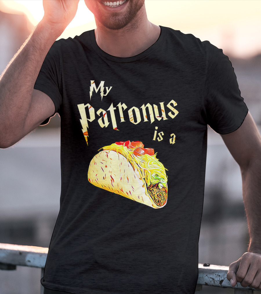 My Patronus Is A Taco Wizard Warlock Foo T-Shirt