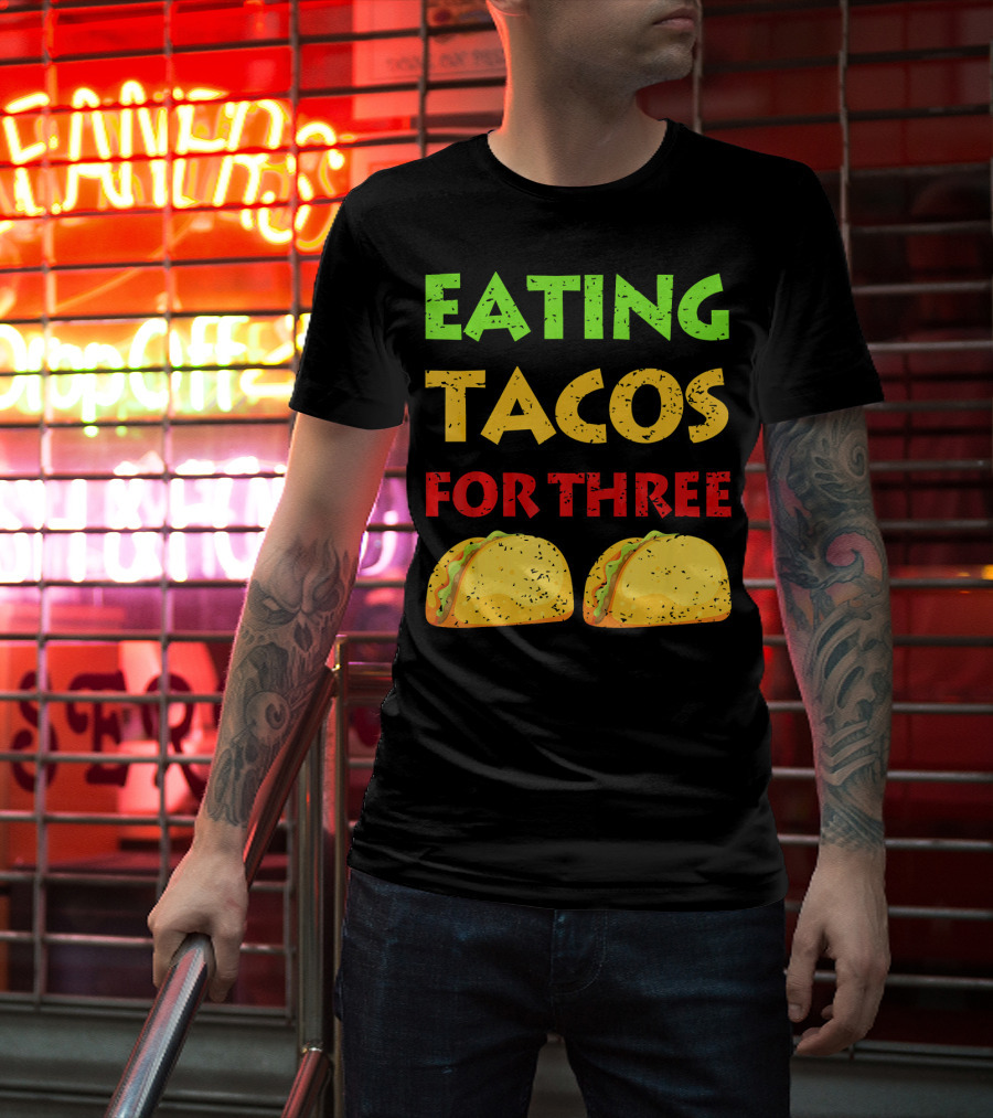 Moms Of Twins Eating Tacos For Three Mexi T-Shirt