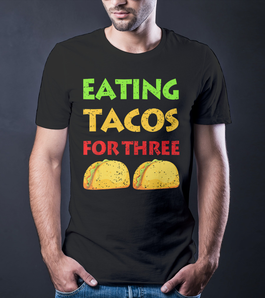 Moms Of Twins Eating Tacos For Three Mexi T-Shirt