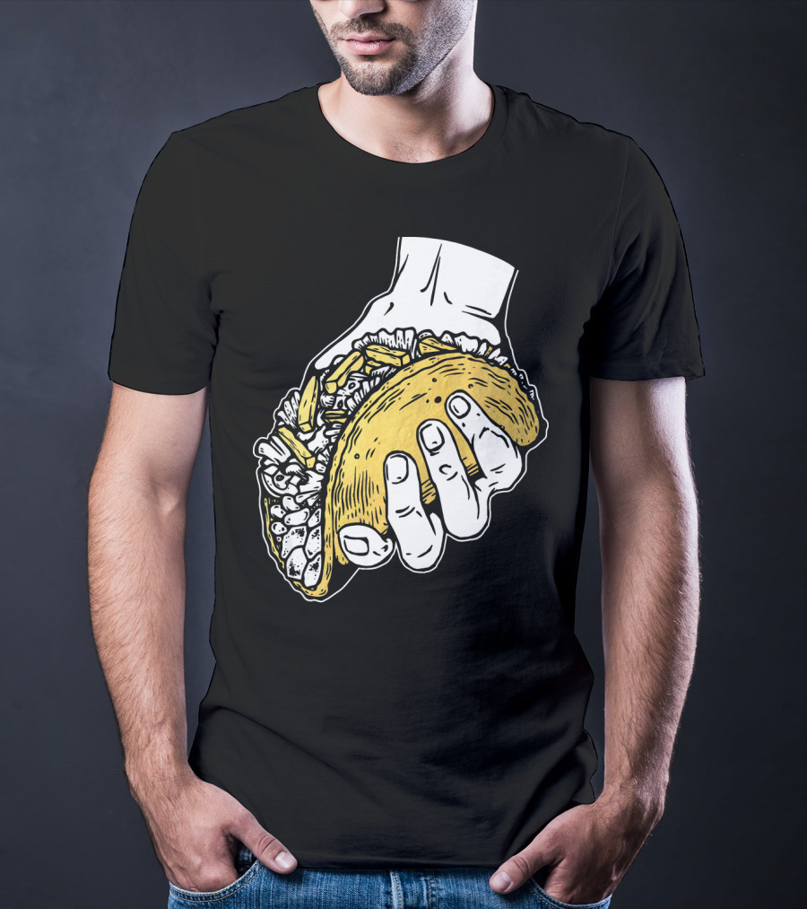 Taco Hand Holding Classic Street Food T-Shirt