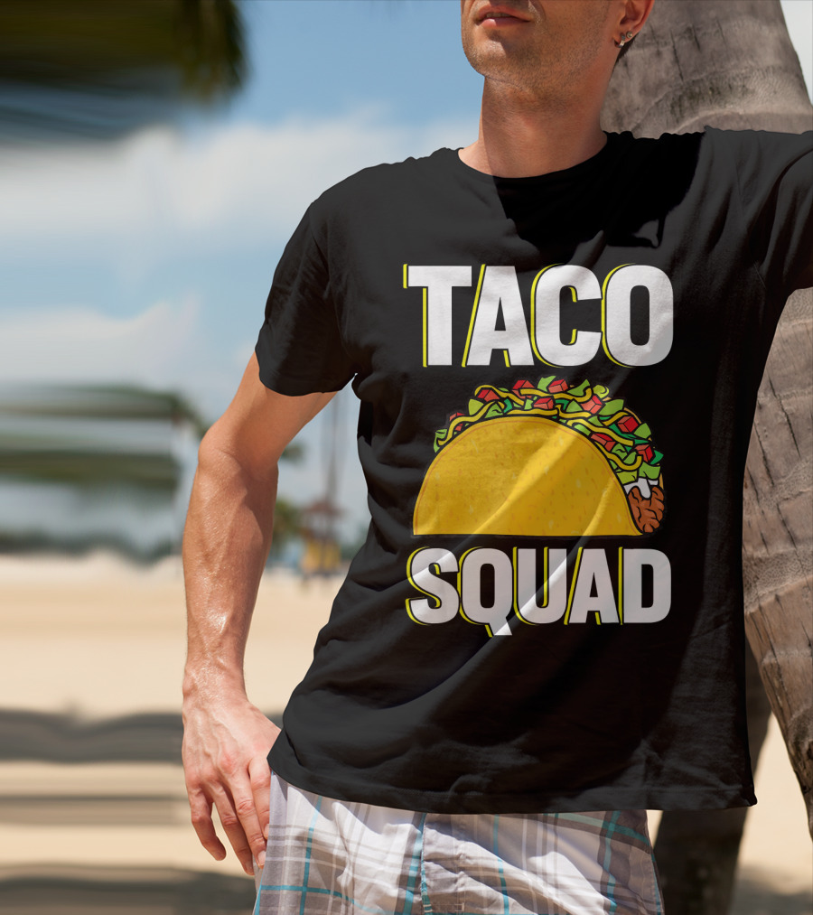 Taco Squad Funny Food Lover Team T-Shirt