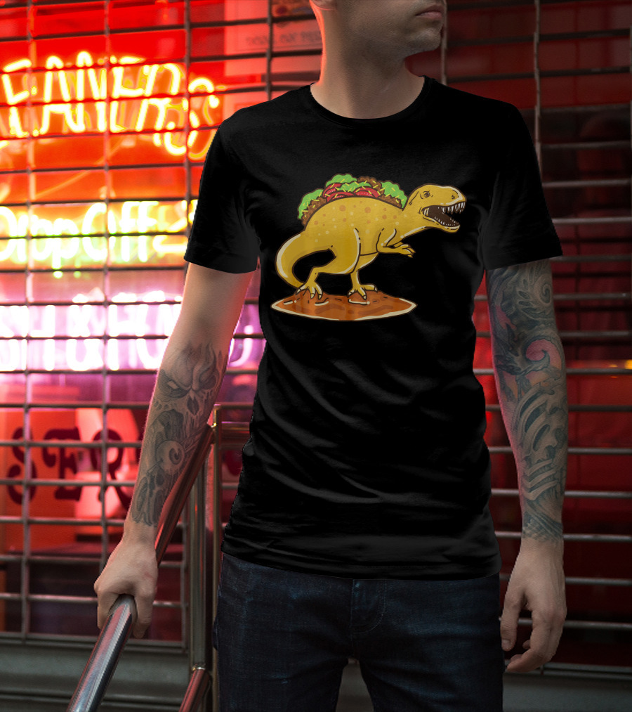 Tyrannosaurus Rex Taco Dinosaur T-Shirt