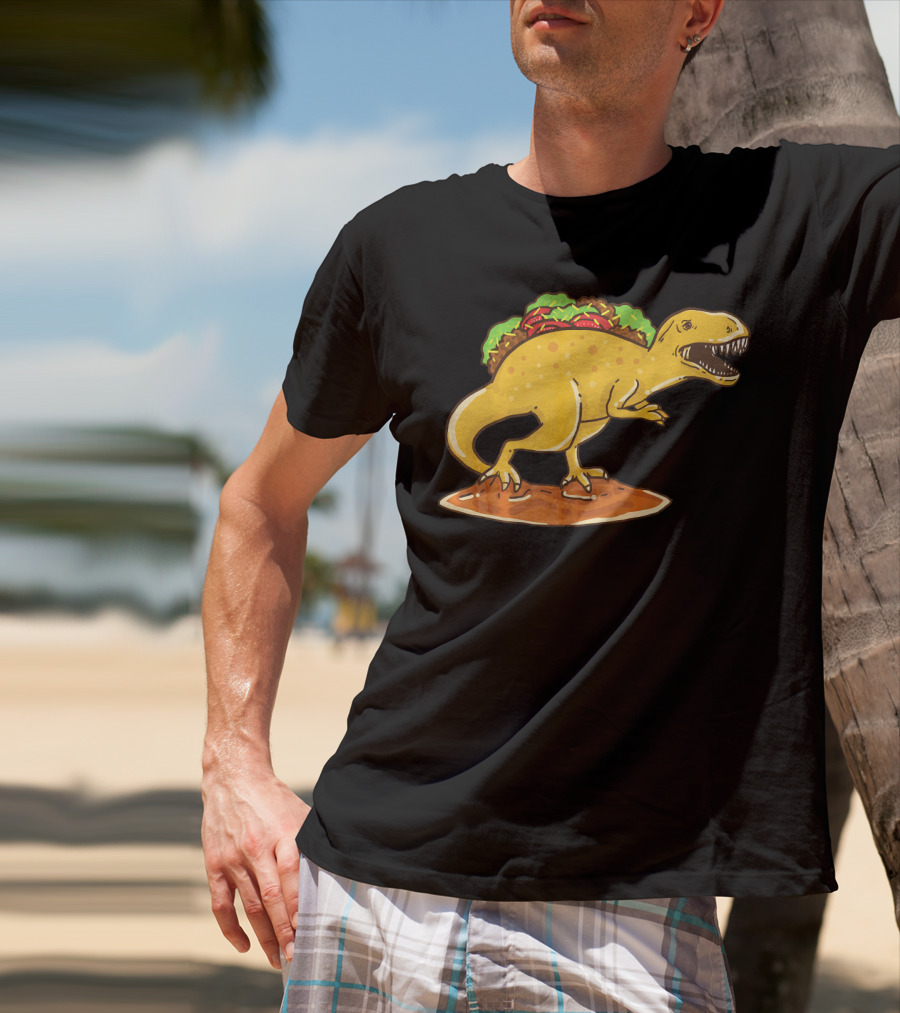 Tyrannosaurus Rex Taco Dinosaur T-Shirt