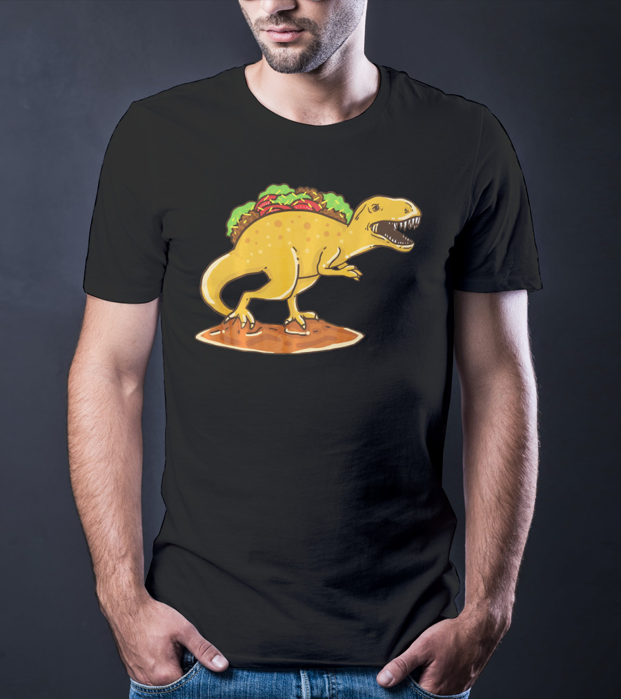 Tyrannosaurus Rex Taco Dinosaur T-Shirt