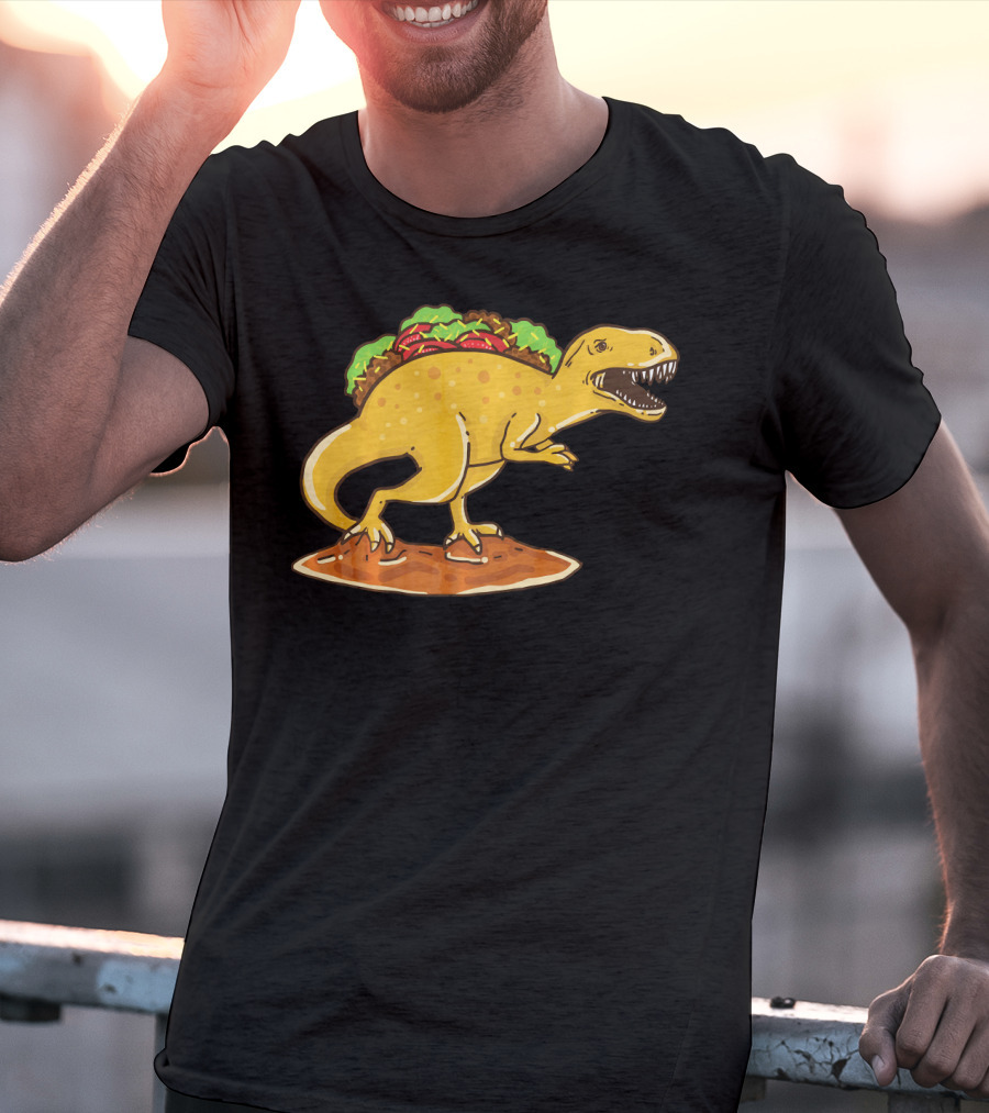 Tyrannosaurus Rex Taco Dinosaur T-Shirt