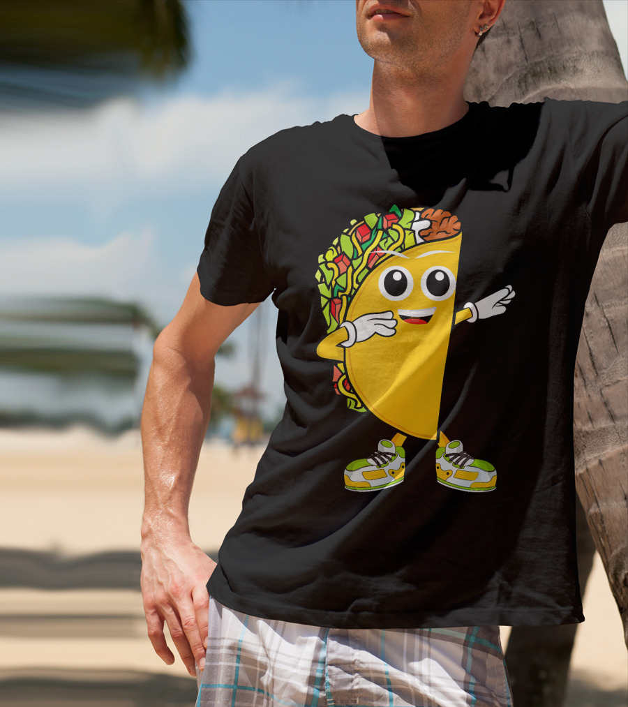 Dabbing Taco Dance Fun Celebrate Fiesta T-Shirt