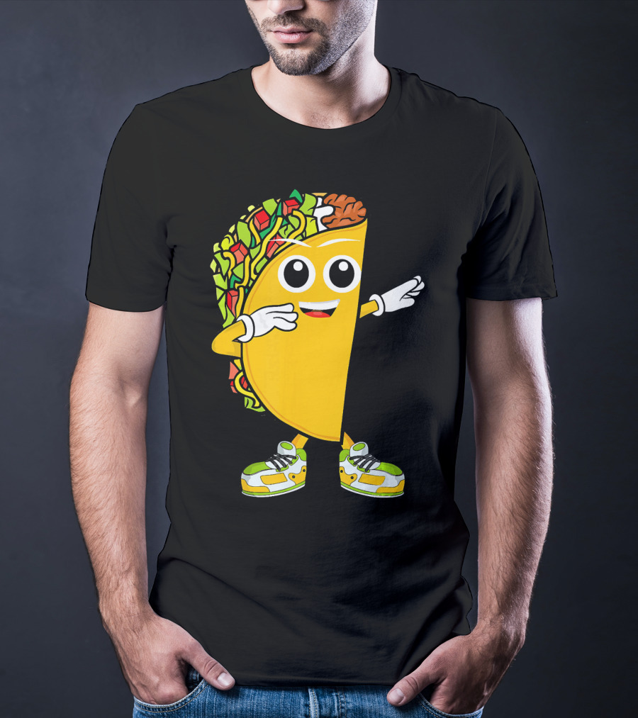 Dabbing Taco Dance Fun Celebrate Fiesta T-Shirt