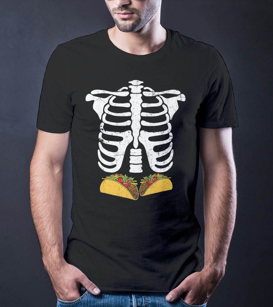 Skeleton Rib Cage Taco Xray T-Shirt