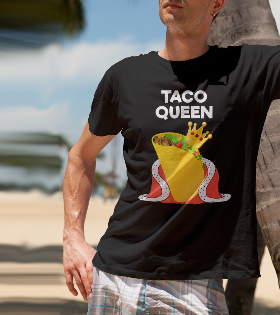 Taco Queen Royal Crowned Taco Tuesday T-Shirt