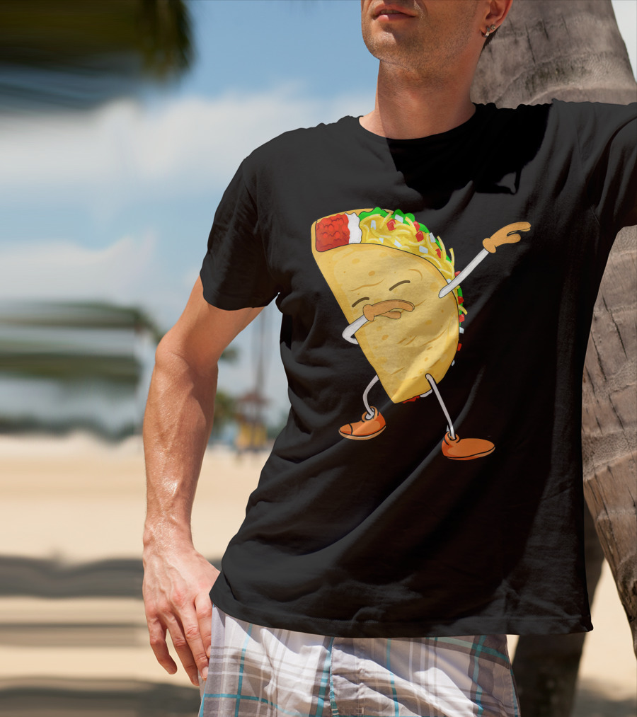 Dabbing Taco Mexican Food Lover Dance Fiesta T-Shirt
