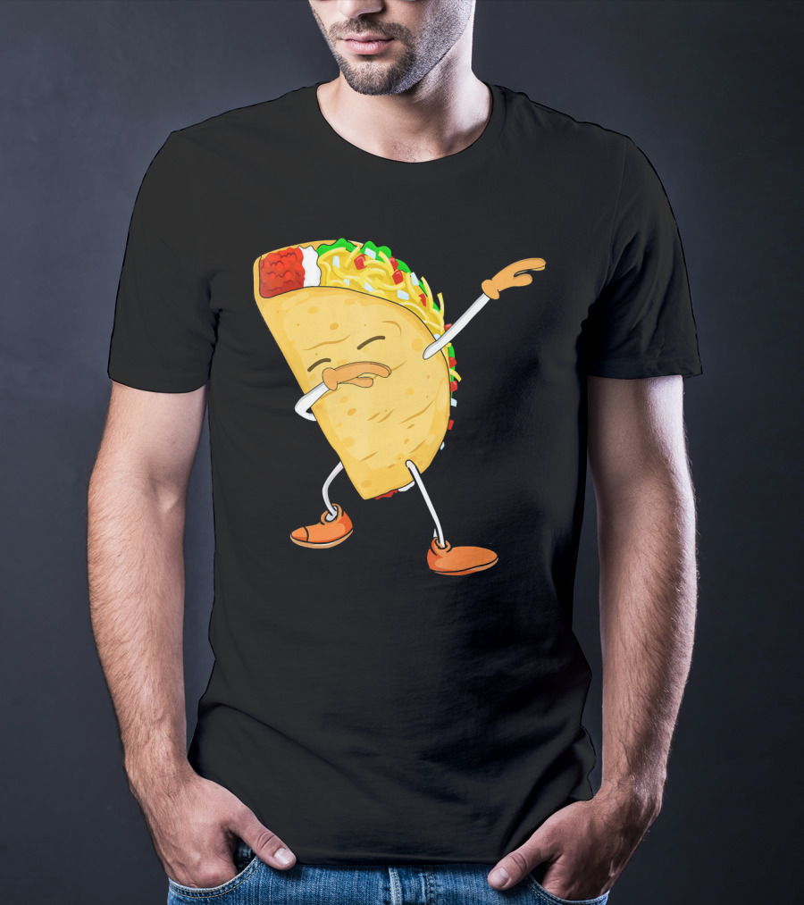 Dabbing Taco Mexican Food Lover Dance Fiesta T-Shirt