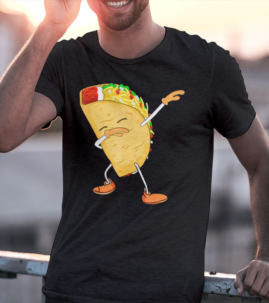 Dabbing Taco Mexican Food Lover Dance Fiesta T-Shirt