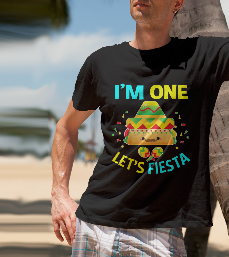 I'm One Let's Fiesta Taco 1st Birthday T-Shirt