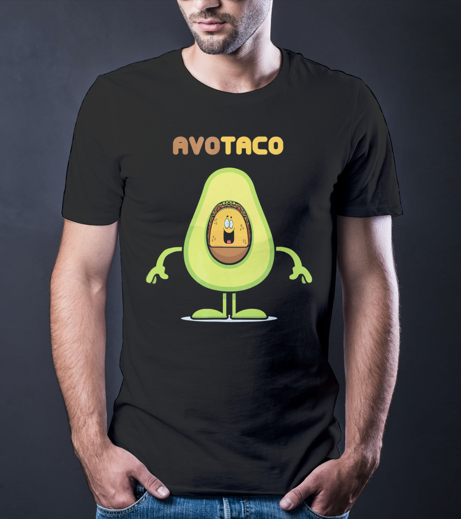 Avotaco Funny Avocado Taco Foodie T-Shirt
