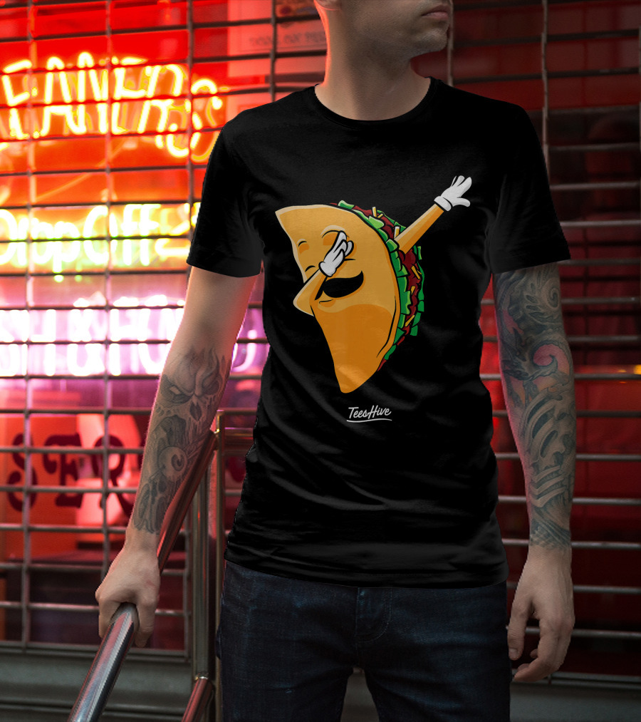 Dabbing Taco TeesHive Dab Dancing Taco Time T-Shirt