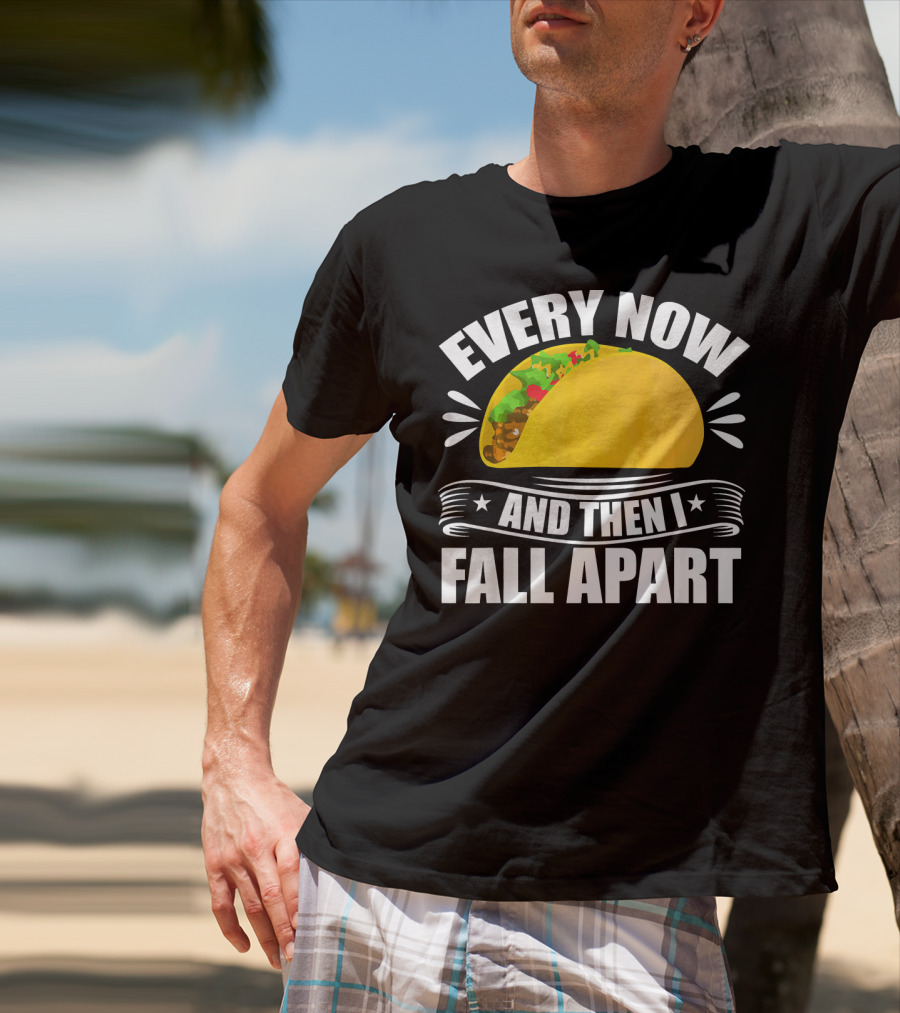 Every Now And Then I Fall Apart Funny Taco Lover T-Shirt
