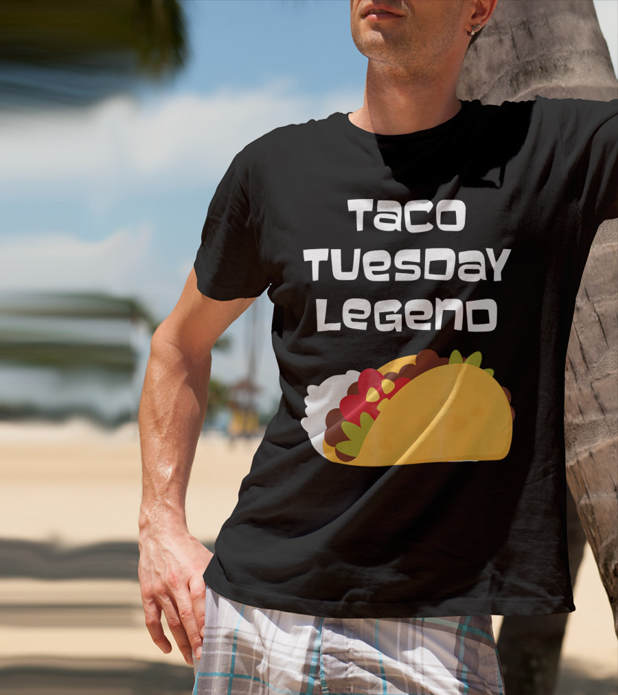 Taco Tuesday Legend Mexican Food Achievement T-Shirt
