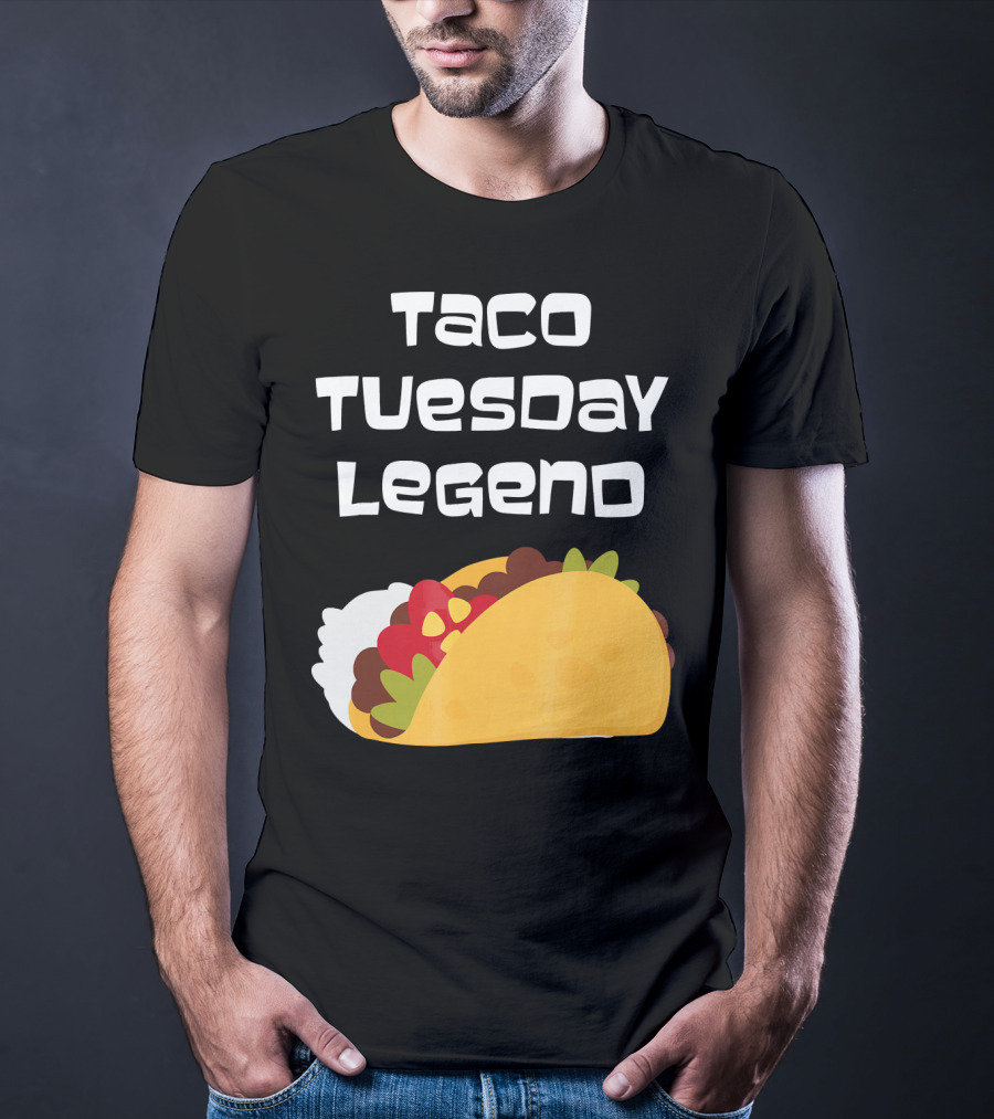 Taco Tuesday Legend Mexican Food Achievement T-Shirt