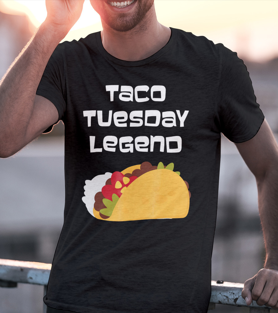 Taco Tuesday Legend Mexican Food Achievement T-Shirt