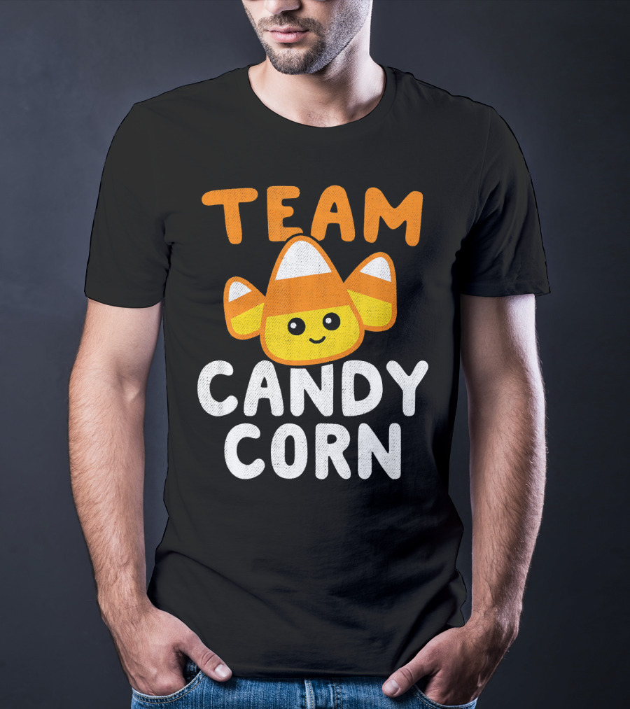 Halloween Funny Team Candy Corn Cute Lazy Cos T-Shirt