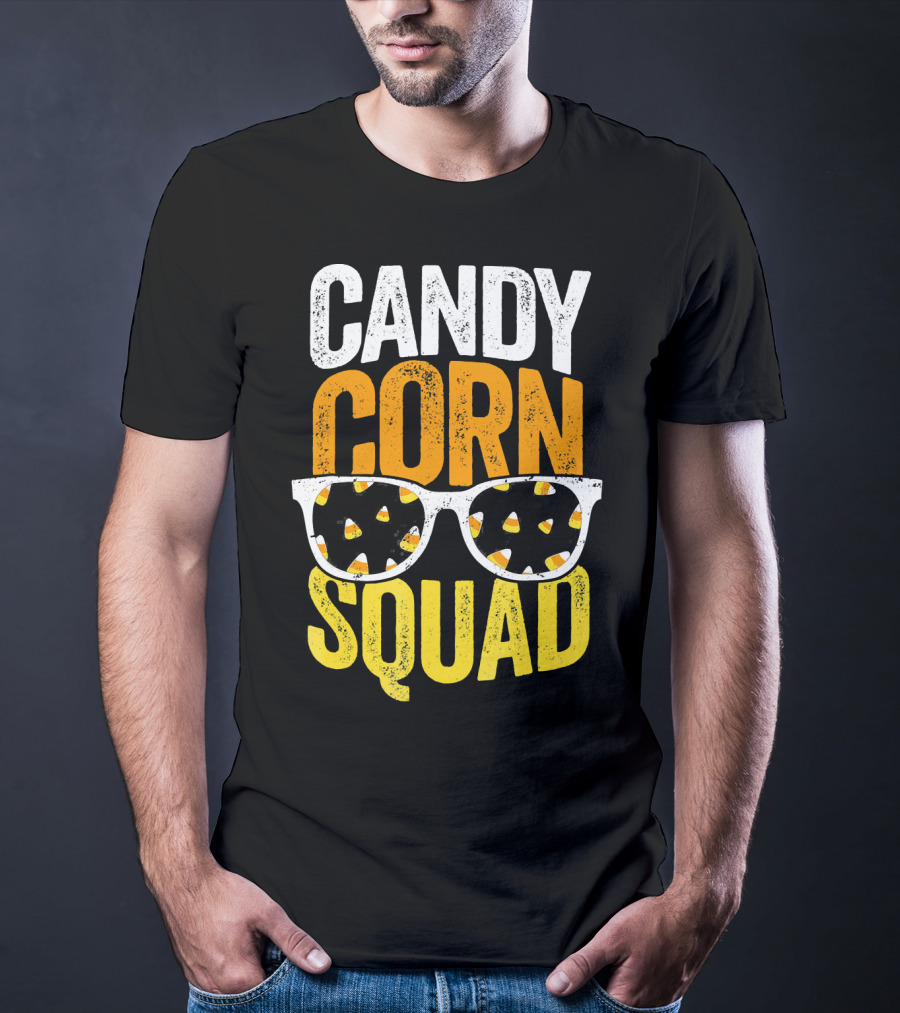Candy Corn Squad Halloween Party Sunglasses T-Shirt