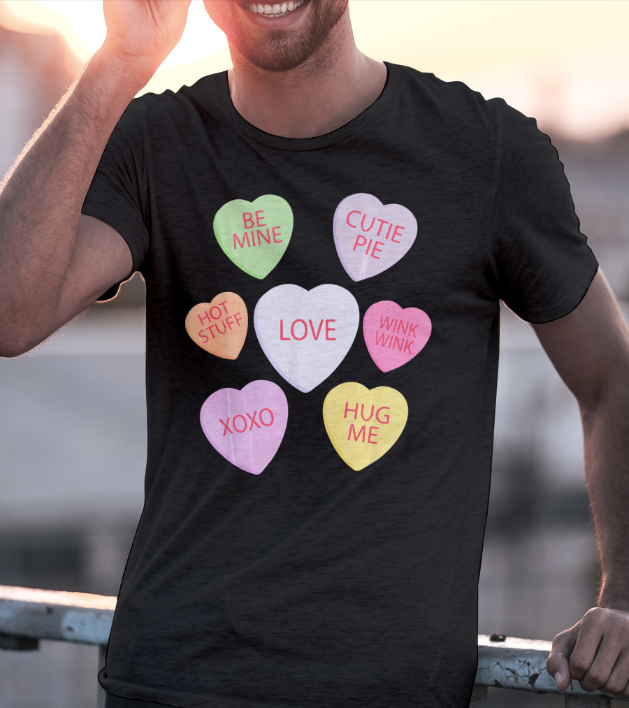 Valentines Day Be Mine Cutie Pie Love Candy Heart Kids Chi T-Shirt
