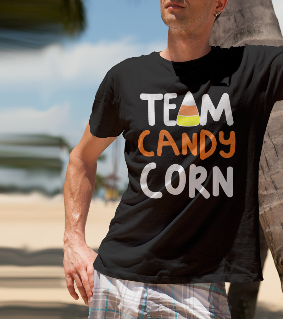 Team Candy Corn Halloween Treat Enthusiasts T-Shirt