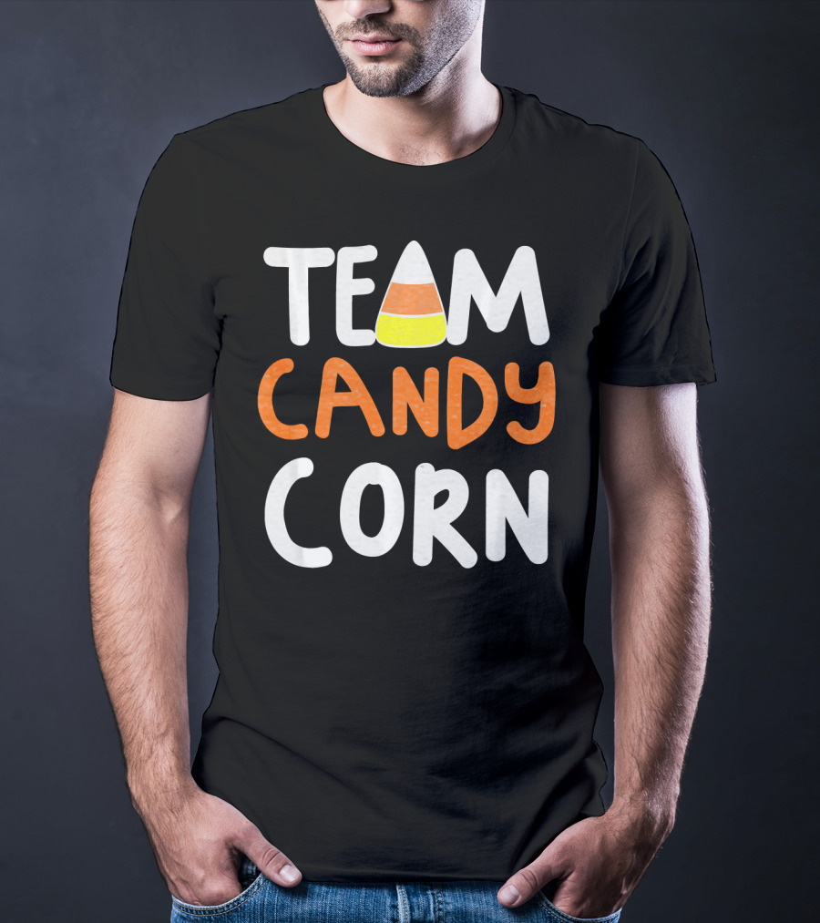 Team Candy Corn Halloween Treat Enthusiasts T-Shirt
