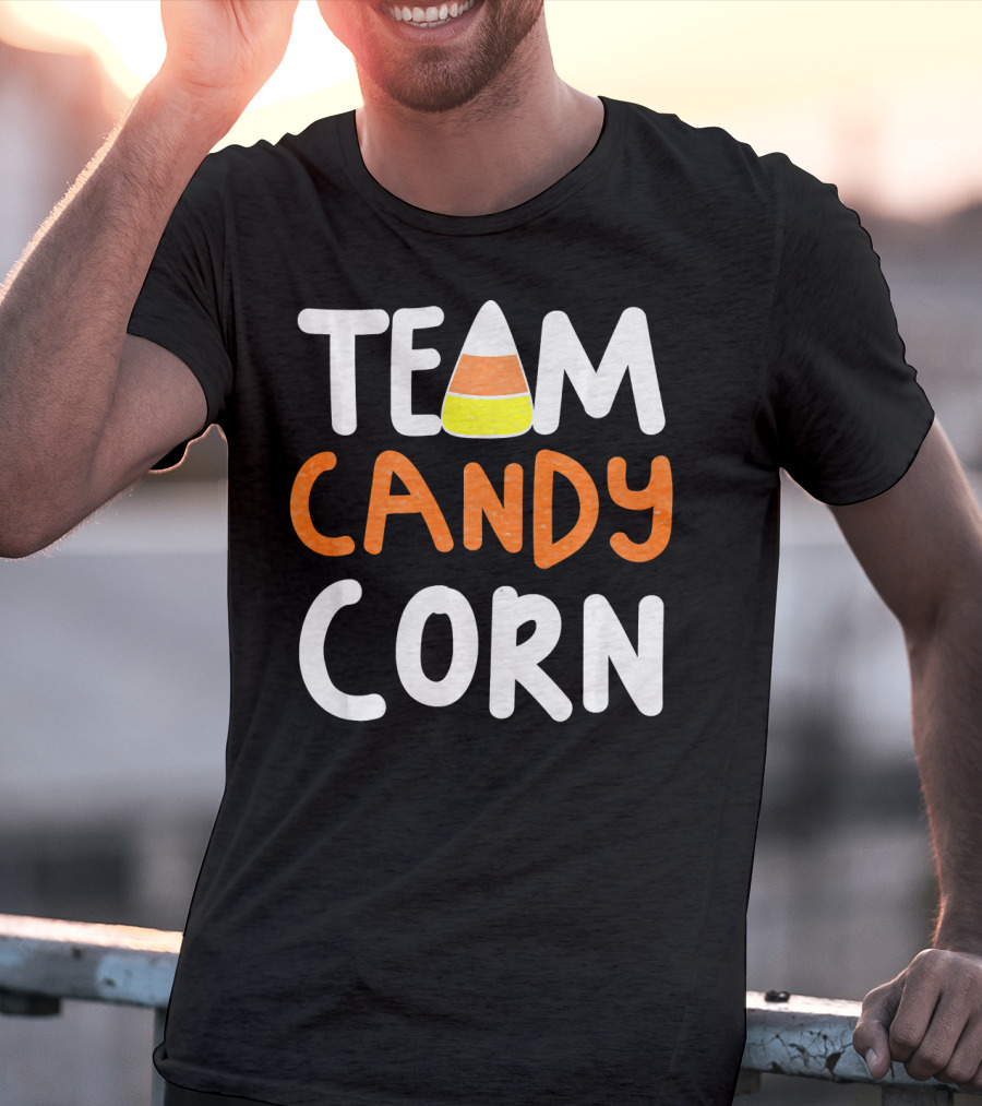 Team Candy Corn Halloween Treat Enthusiasts T-Shirt