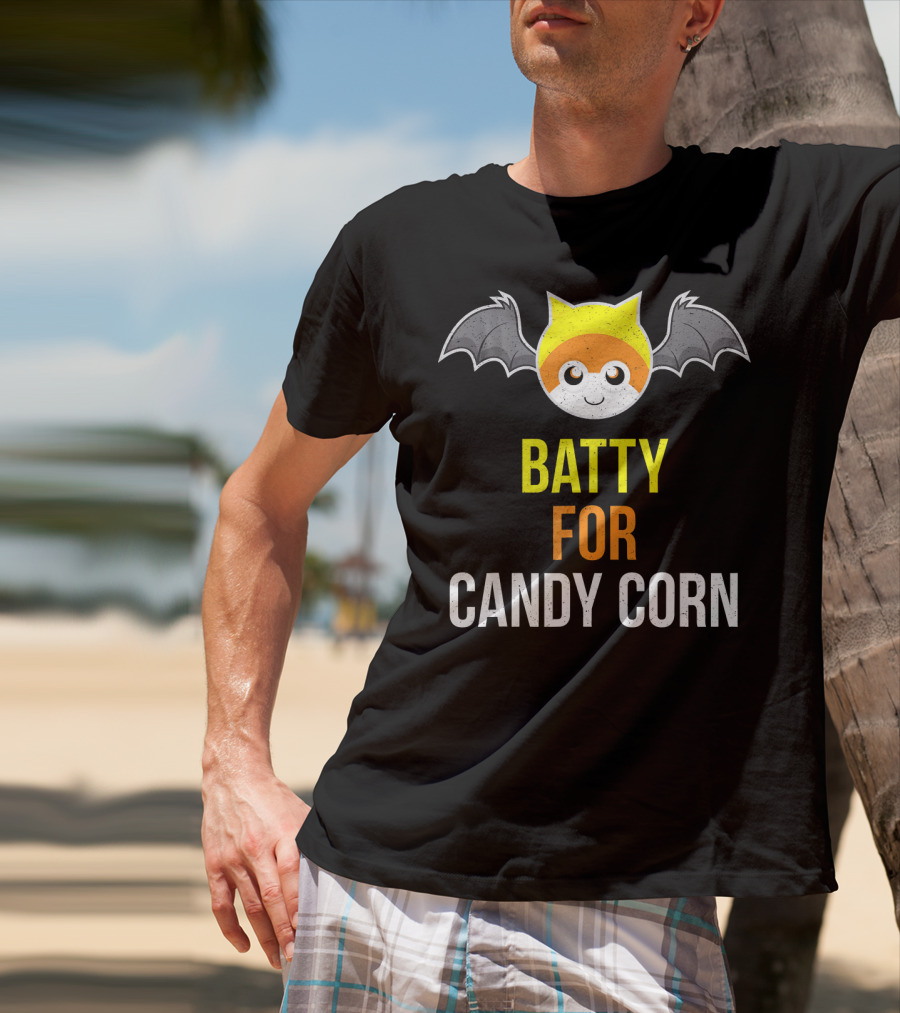 BATTY FOR CANDY CORN Adult And Youth T-Shirt