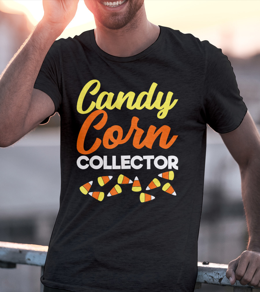 Candy Corn Collector Halloween Treat Enthusiast T-Shirt