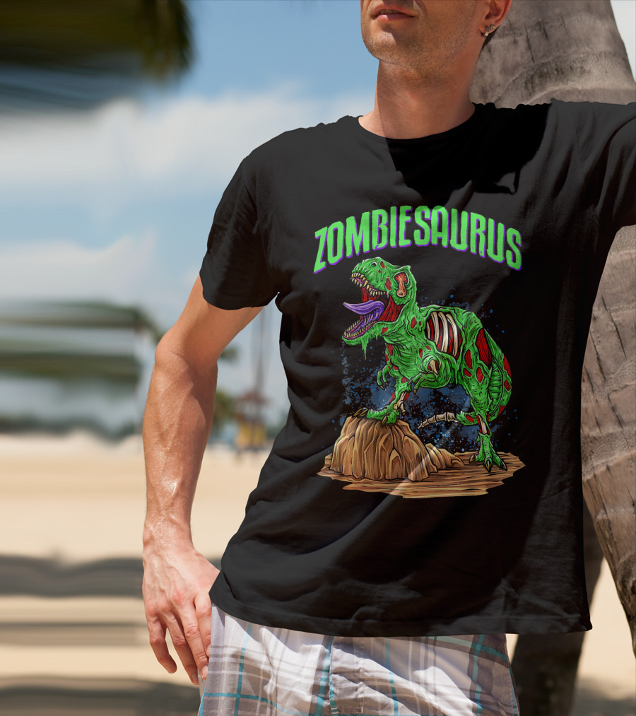 Zombiesaurus Dinosaur Awesome Zombie T-Shirt