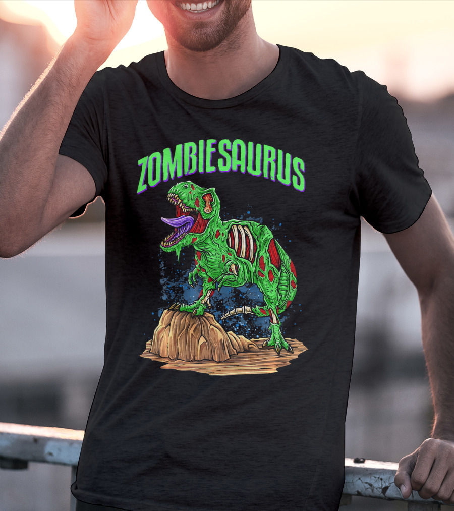 Zombiesaurus Dinosaur Awesome Zombie T-Shirt