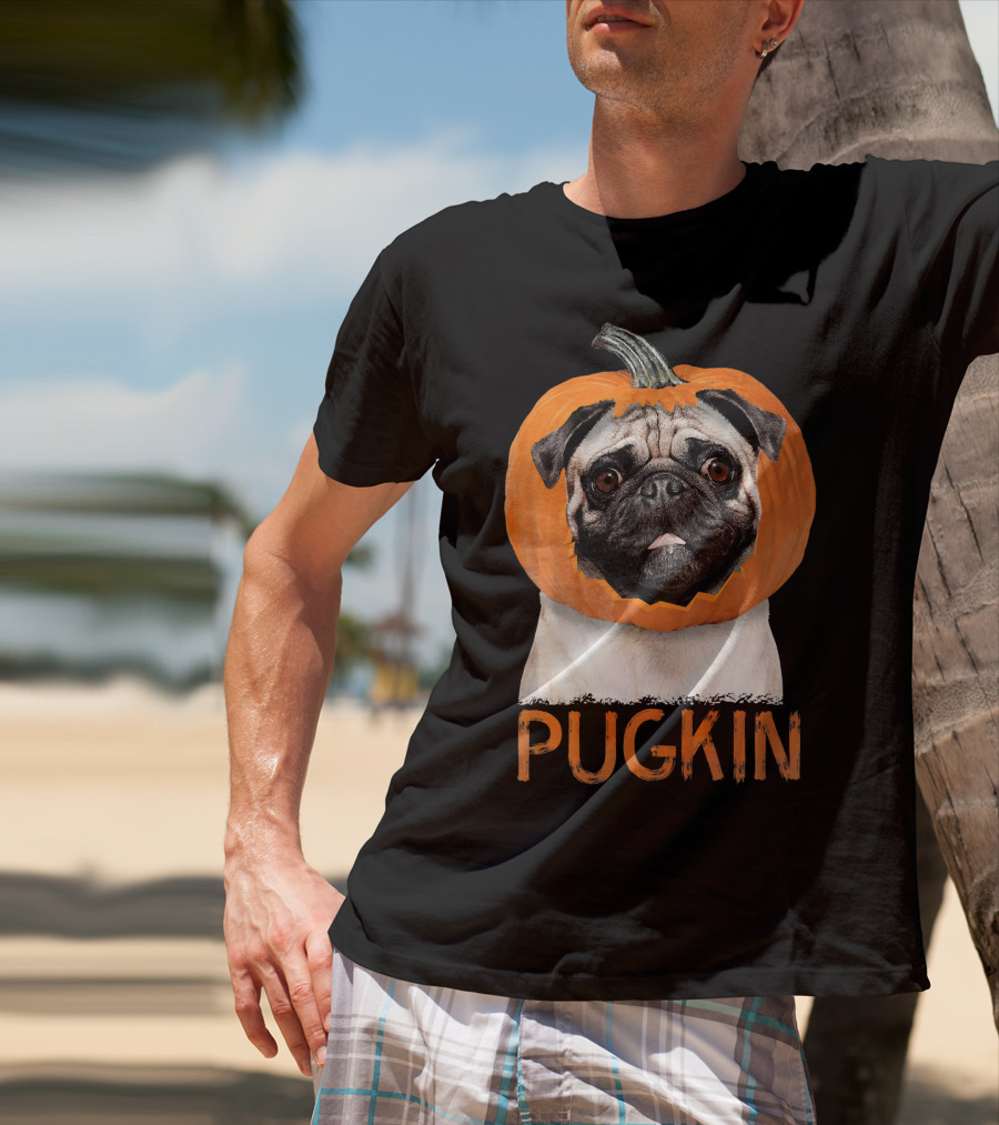 Pugkin Pug Pumpkin Pie Puppy T-Shirt