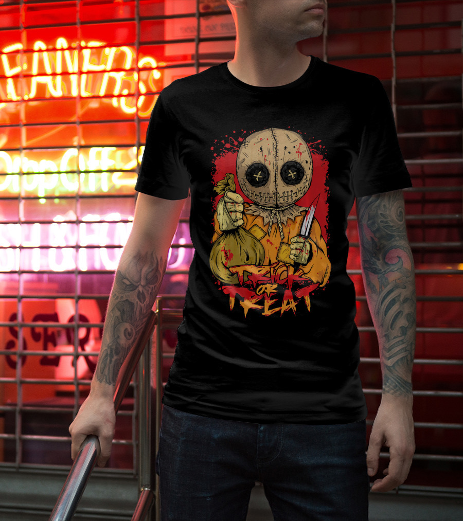 Trick Or Treat Halloween Horror Ghost Scary T-Shirt