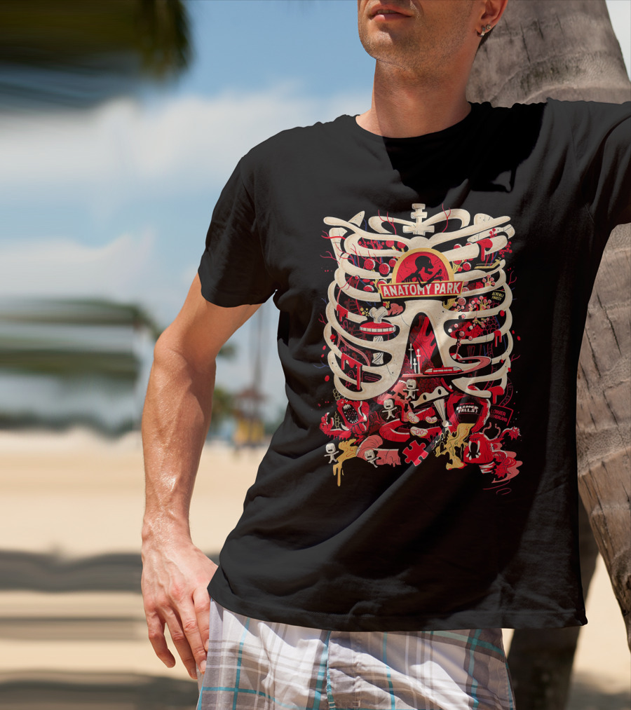 Anatomy Park Jurassic Adventure Cartoon T-Shirt