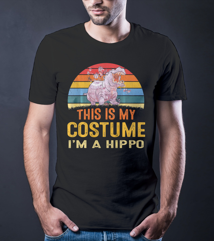 This Is My Costume I'm A Hippo T-Shirt