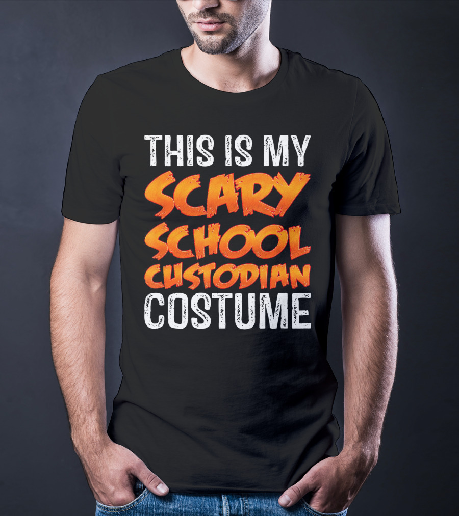 This Is My Scary School Custodian Costume T-Shirt